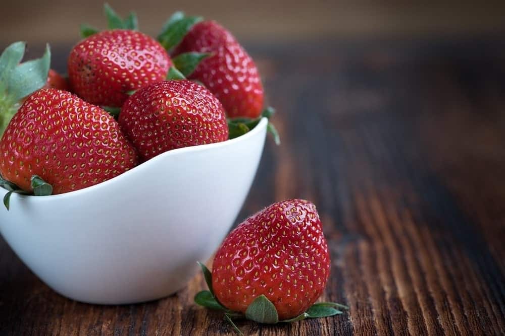 bowl of strawberries