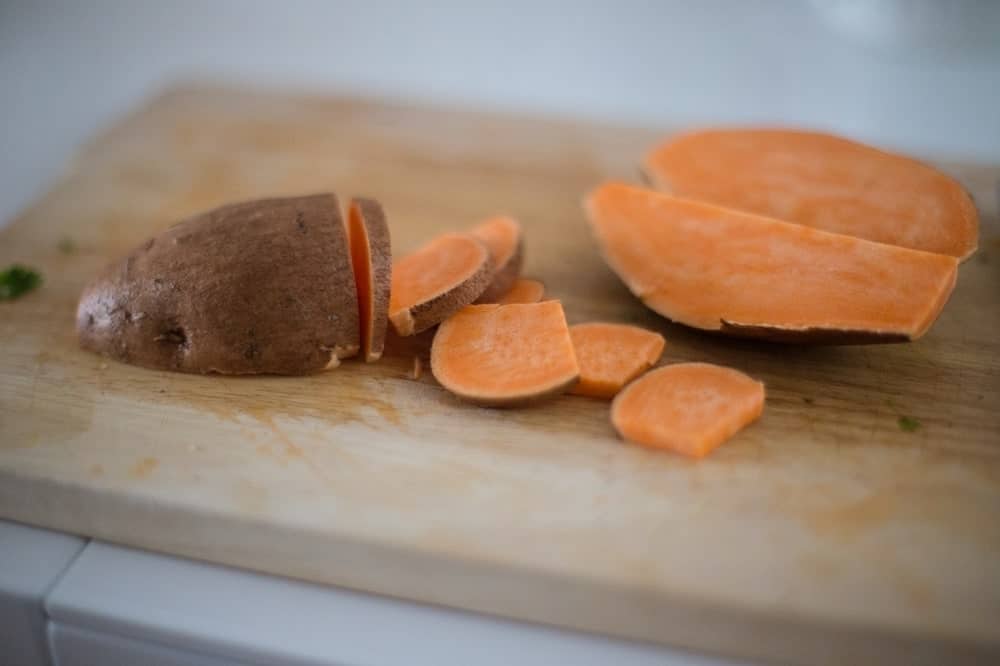 raw sweet potato